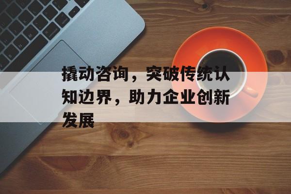 撬动咨询，突破传统认知边界，助力企业创新发展